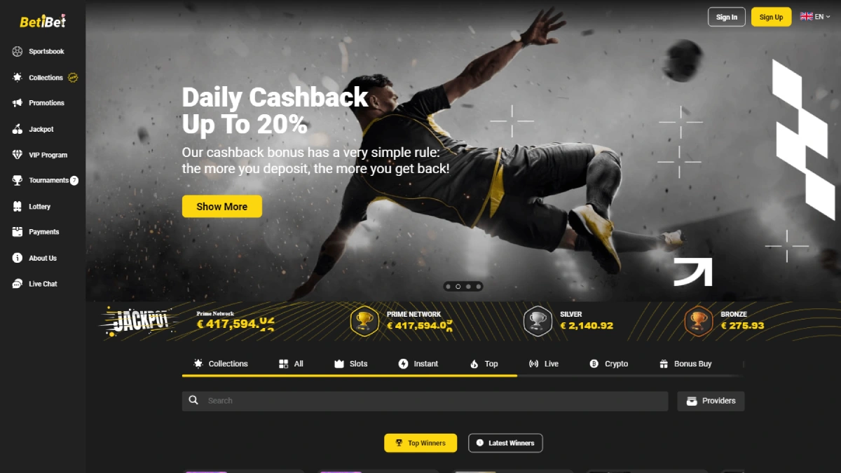 BetiBet Casino Bonus